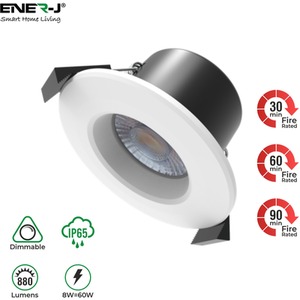 8W CCT Changeable Dimming Smart Fire Rated Downlight