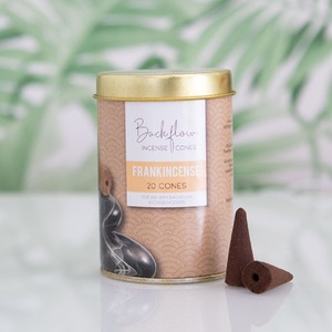Elements Frankincense Backflow Cones 6 Tins, 20 Cones in each Tin, Vegan