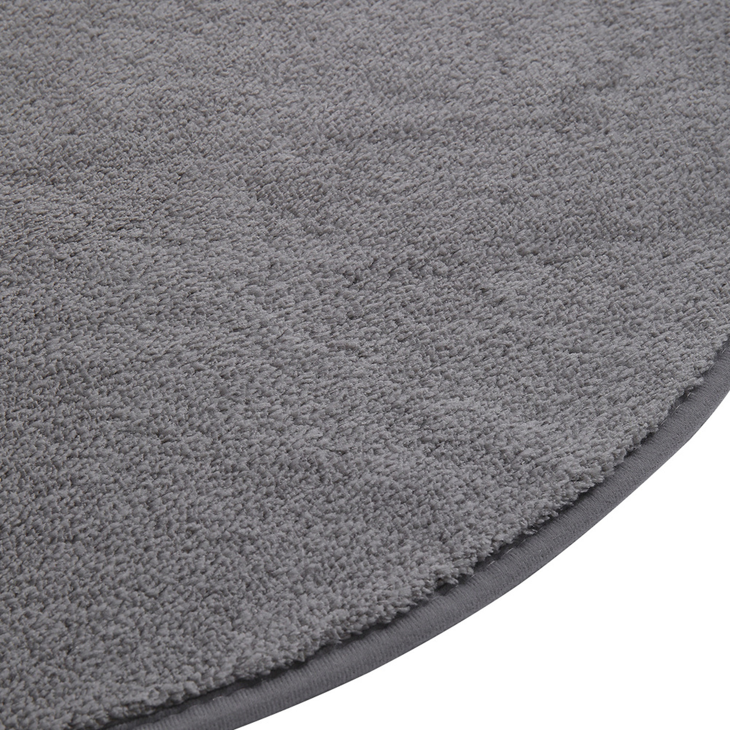 Round Area Rug For Kids Room - Grey