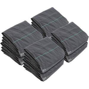 110gsm Weed Control Membrane 4m x 100m Coverage (8 Rolls)