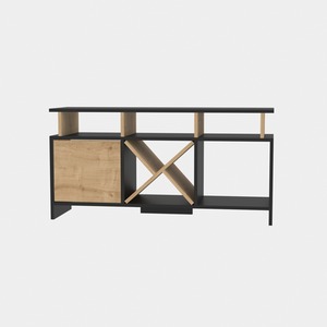 Anthracite and Oak Auburn Modern TV Unit shot 5395877