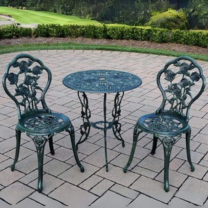 Green Home Source Rose Outdoor Garden Patio 2 Seater Bistro Set shot 5488446