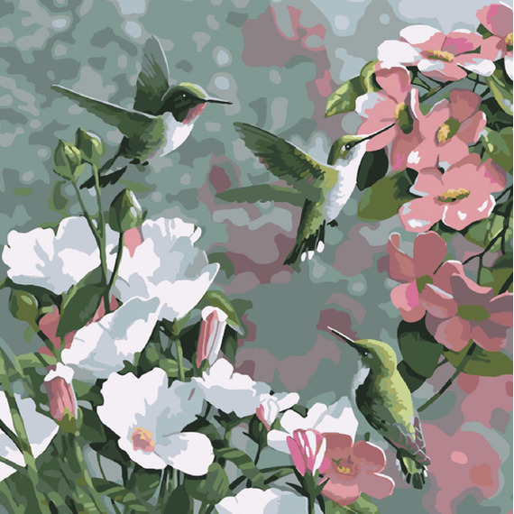 Hummingbird Diamond Painting Kit