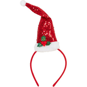 Christmas Sequin Skirt and Headband Set