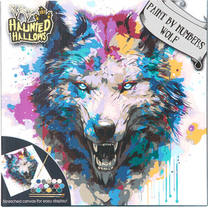 Wolf or Clown Paint By Number Set