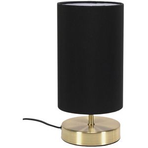 Pair Francis Brushed Gold Touch Table Lamp with Shade
