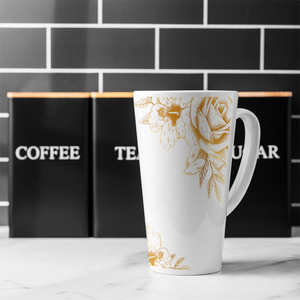 Gold Rose Latte Mug