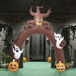 Arch Ghost Pumpkins Halloween Inflatable Decoration