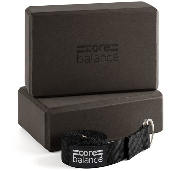 Yoga Blocks Set Of 2 with Adjustable Strap
