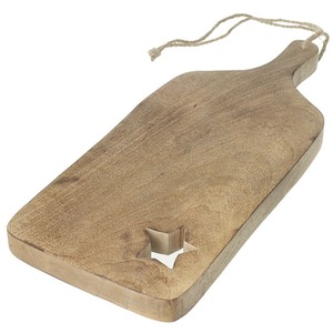 Cut Out Star Wooden Chopping Serving Board