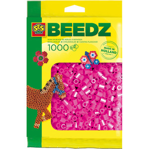 Iron on Beads 1000 Neon Pink