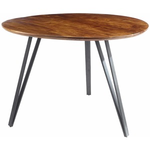Solid Acacia Wood Dining Kitchen Table Dark