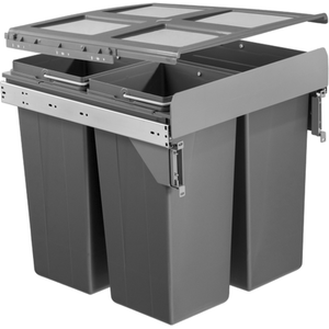 68L Integrated Pull Out Kitchen Waste Bin for 500mm Cabinet