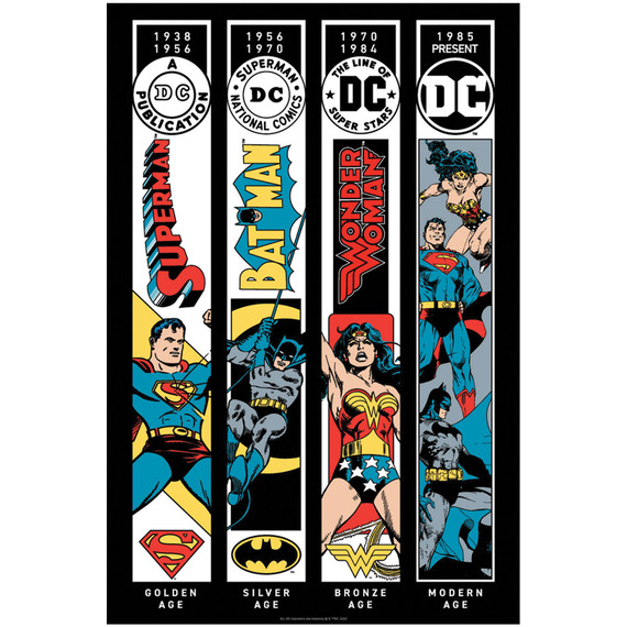 DC Comics Ages Art Print