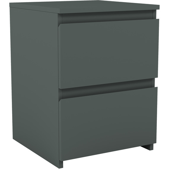 Denver 2 Drawer Bedside Table