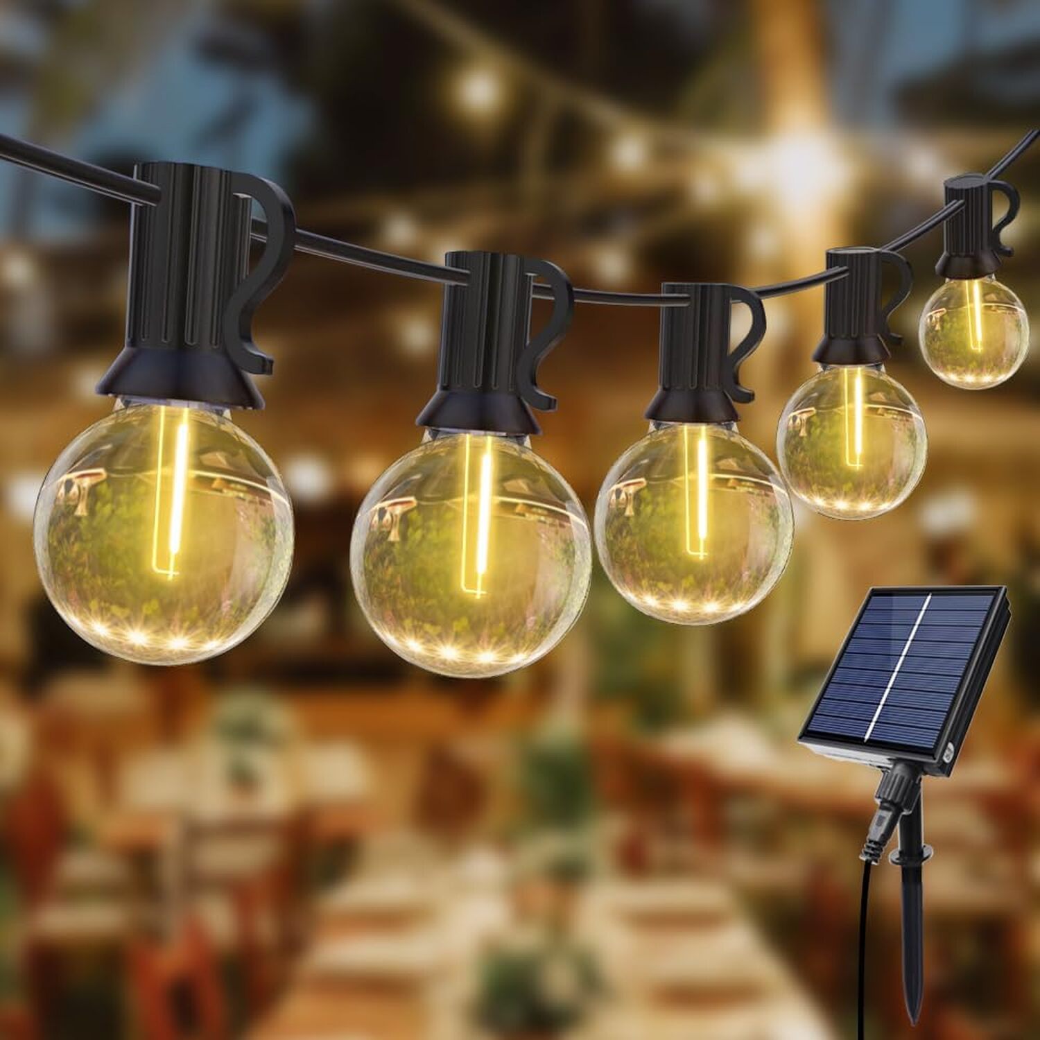 Image of LED Solar String Lights, 7.5M with&hellip;