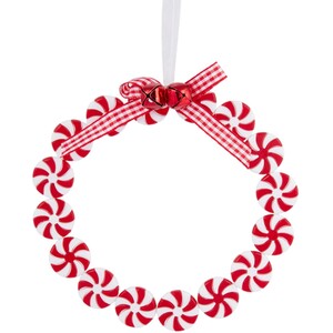 Candy Cane Wreath Tree Decoration