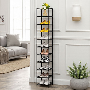 10 Tier Shoe Rack for Entryway Storage