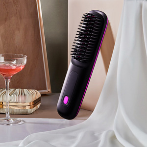 Cordless Ceramic Hair Straightening Brush