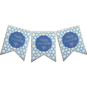 Happy Hanukkah Party Banner
