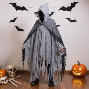 185cm Halloween Costume Cosplay Skeleton Cloak