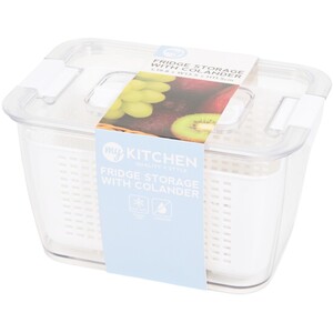 My Kitchen Fridge Storage with Colander