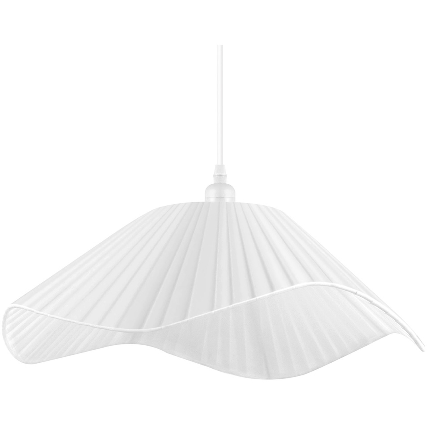 Image of Modern White Wavy Pendant Light Shade&hellip;