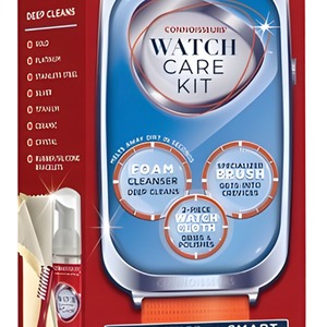 Connoisseurs Watch Cleansing Foam 30 Kits Starter Pack with Brush, Cloth