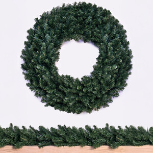 Extra Wide Arbor Vitae Wreath