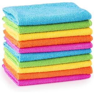 Microfibre Cleaning Cloths Dusters Car Bathroom Polish Towels