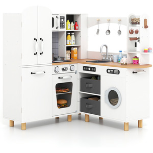 Kitchen Playset Corner Play Kitchen