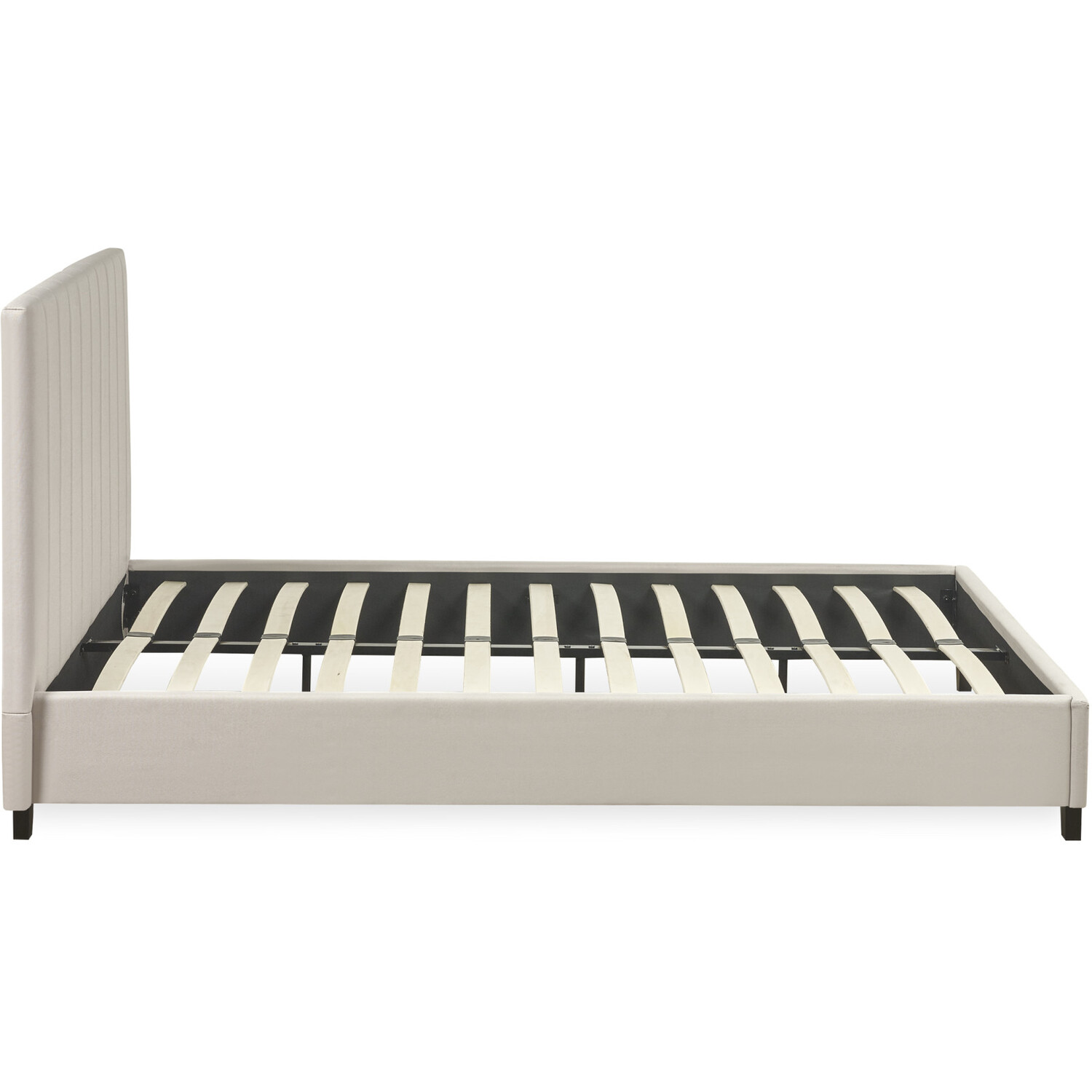 Aylen Bed Frame - Oatmeal King