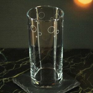 Engraved Set of 4 Hiball 12oz Circles Pattern design