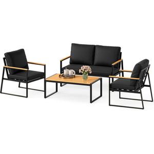 4 Pieces Conversation Sofa Set