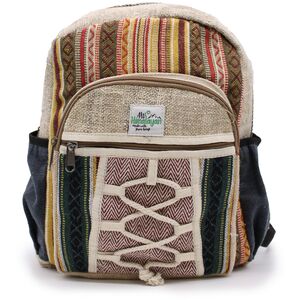 Small Backpack Rope  Pockets Style MultiColor