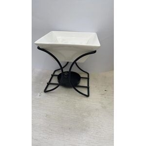 Ceramic and Metal Square Stand Oil Burner