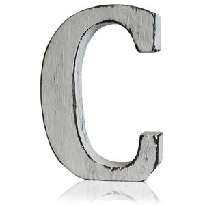 Handcrafted Shabby Chic Alphabet Letter C