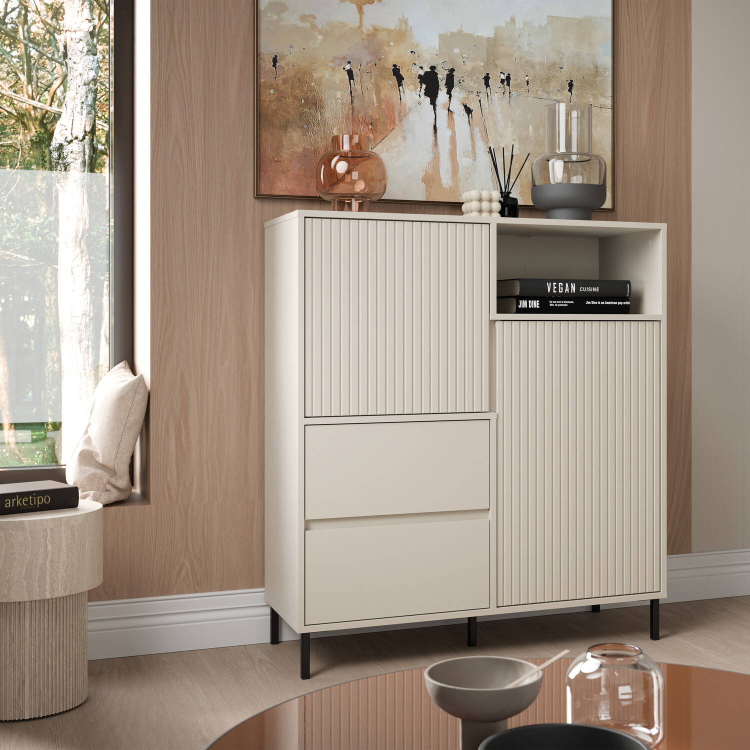 Avenale Sideboard - Cashmere