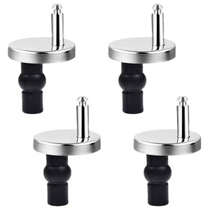 2Pcs Toilet Seat Hinges Quick Release Mountings