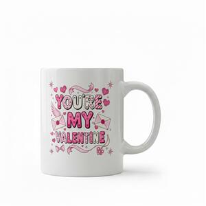 Simple Valentine Ceramic Mug Romantic Love Gift