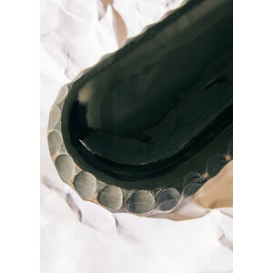 Kara Black Mango Wood Serving Dish