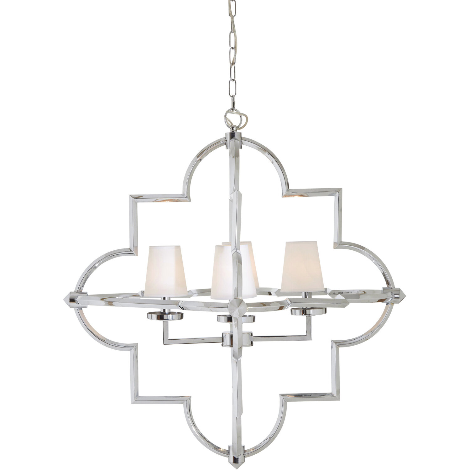 Kensington Townhouse Statement Pendant Light - Silver