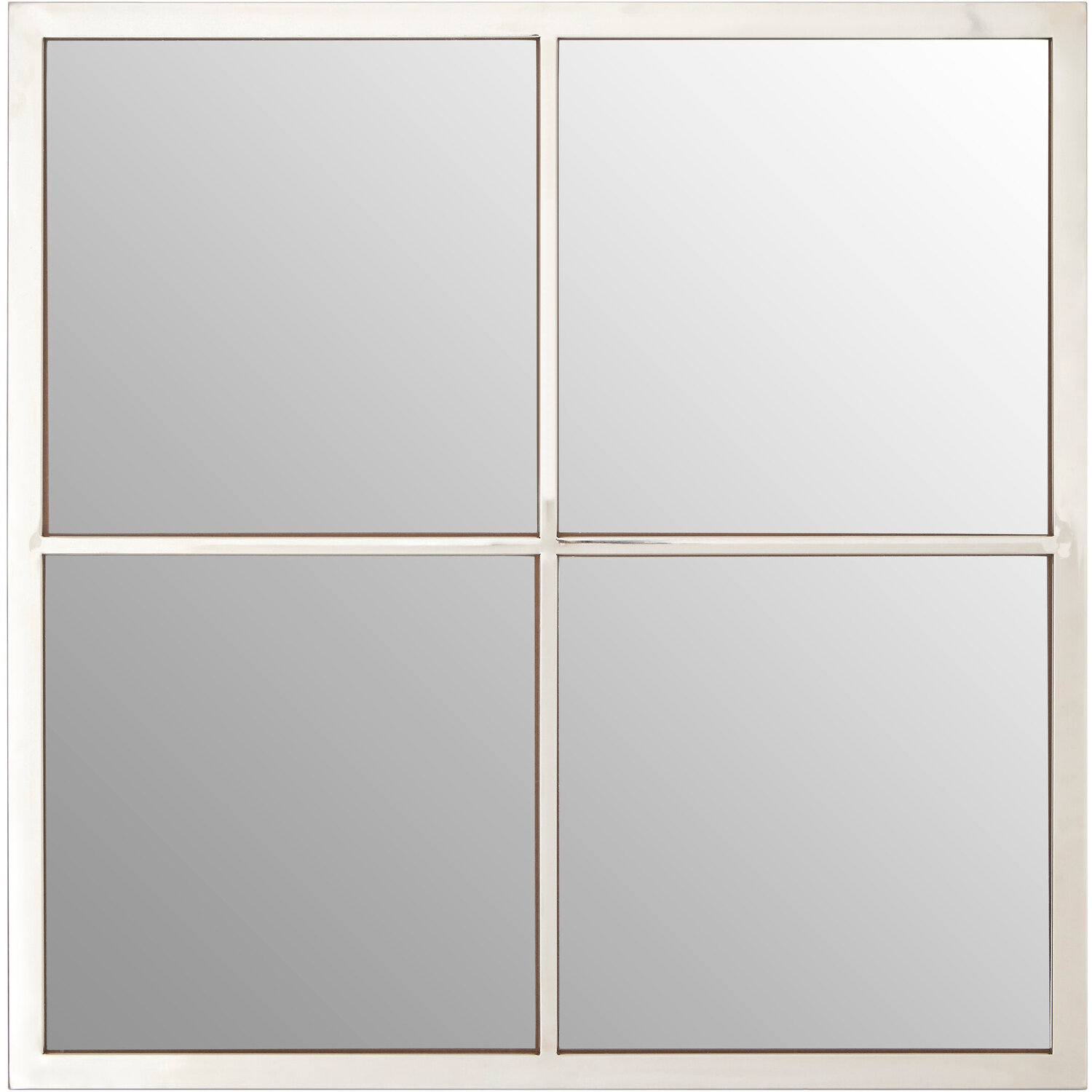 Marseille Gold Finish Tapered Wall Mirror - Silver