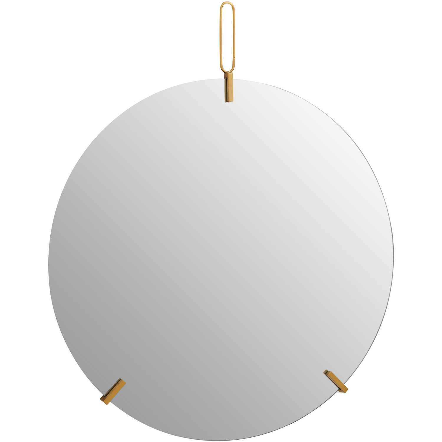 Andrey Gold Finish Wall Mirror. - Gold