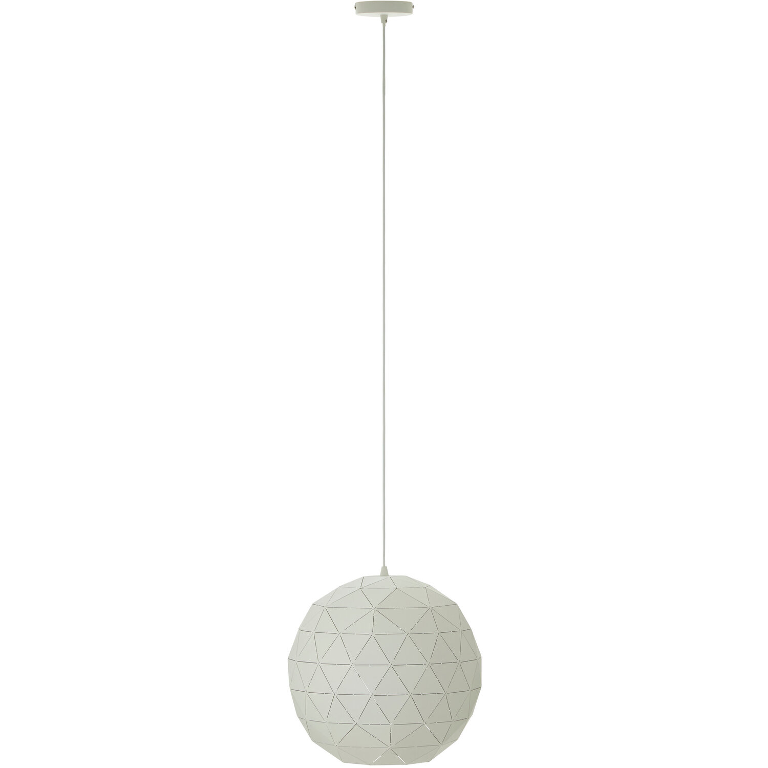 Mateo Small White Pendant Light - White