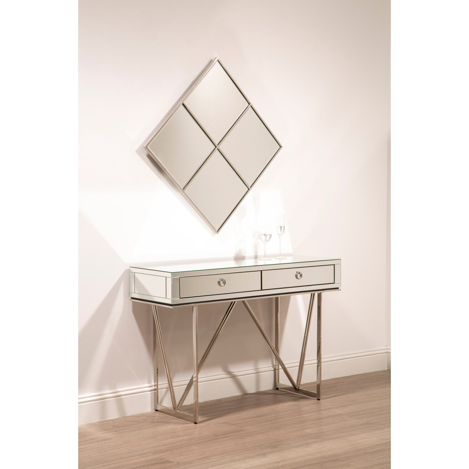 Rovo Console Table - Silver