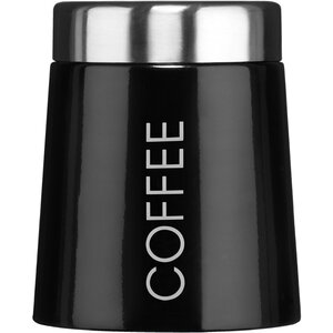 Madison Black Enamel Coffee Canister