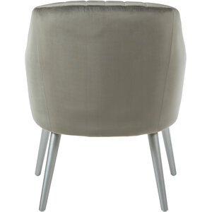 Louxor Grey Fabric Armchair