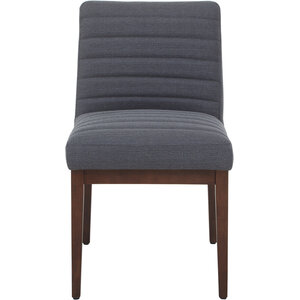 Brando Charcoal Grey Dining Chair with Oak Legs