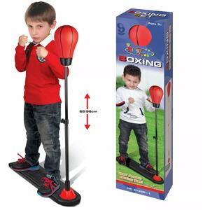 65-96cm Kids Free-Standing Boxing Punch Bag - Black